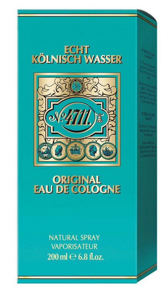 4711 Eau de Cologne 4711 Echt Kölnisch Wasser Eau de Cologne 200 ml Natural Spray von 4711