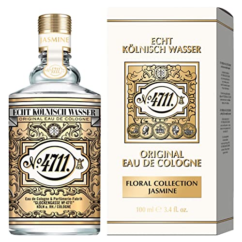 4711® Echt Kölnisch Wasser I Floral Collection - JASMIN - Eau de Cologne - florale Neuinterpretation der Ikone - sinnlich – anmutig – betörend I 100ml Natural Spray Vaporisateur von 4711