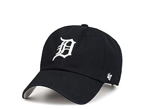 47Brand Detroit Tigers Black Ballpark Clean up Strapback Cap von 47Brand