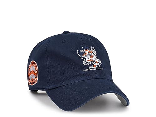 47Brand Detroit Tigers Cooperstown Tiger Stadium Navy Clean Up Strapback Cap von 47Brand