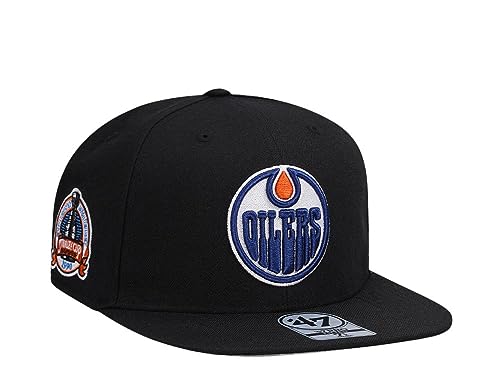 47Brand Edmonton Oilers Stanley Cup 1990 Vintage Black 47Pro Fitted Cap (712) von 47Brand