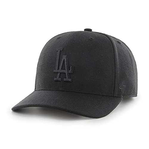 '47 Los Angeles Dodgers Black MLB Tonal Most Value P. Snapback Cap - One-Size von '47