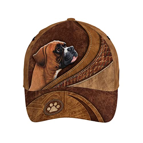 494 Baseball Cap Boxer Hund Leder Tattoo Tribal Basecap Sport Baseball Mütze Unisex Baseballkappe Für Teenager, Auf Reisen, Golf von 494