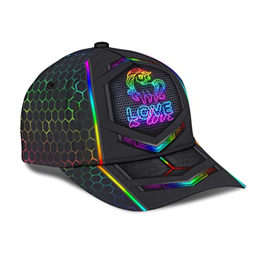 494 Baseball Cap Einhorn-Regenbogen Schirmmütze Basecap Retro Capatmungsaktive Mütze Sonnenschutz Baseballkappe Für Reisen, Herren, Damen von 494