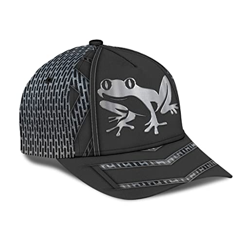 494 Freizeit Basecap Frosch-Tier-Meta Baseball Cap Original Baseballkappe Vintage Baseballmütze Für Herren, Damen, Auf Reisen von 494