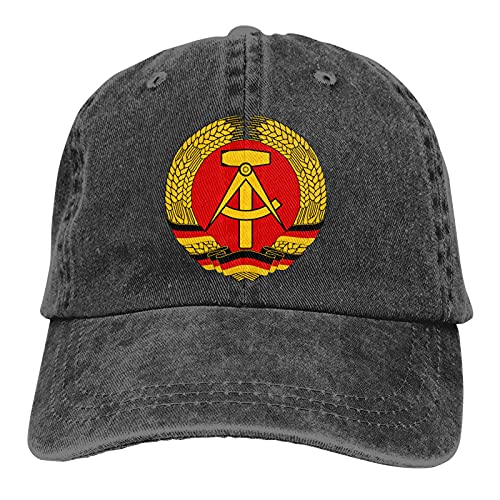 494 Schirmmütze Basecap Wappen Der DDR Capatmungsaktive Mütze Outdoor Freizeit Basecap Sonnenschutz Baseball Mütze Für Damen, Reisen, Golf von 494