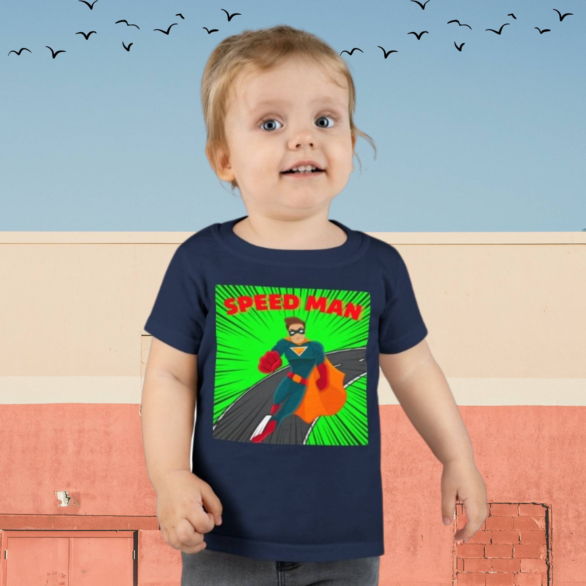 Speed Man Junior Ein T-Shirt Für Kleine Superhelden Speed Man Junior Ein T-Shirt Für Kleine Superhelden von 4Alfas