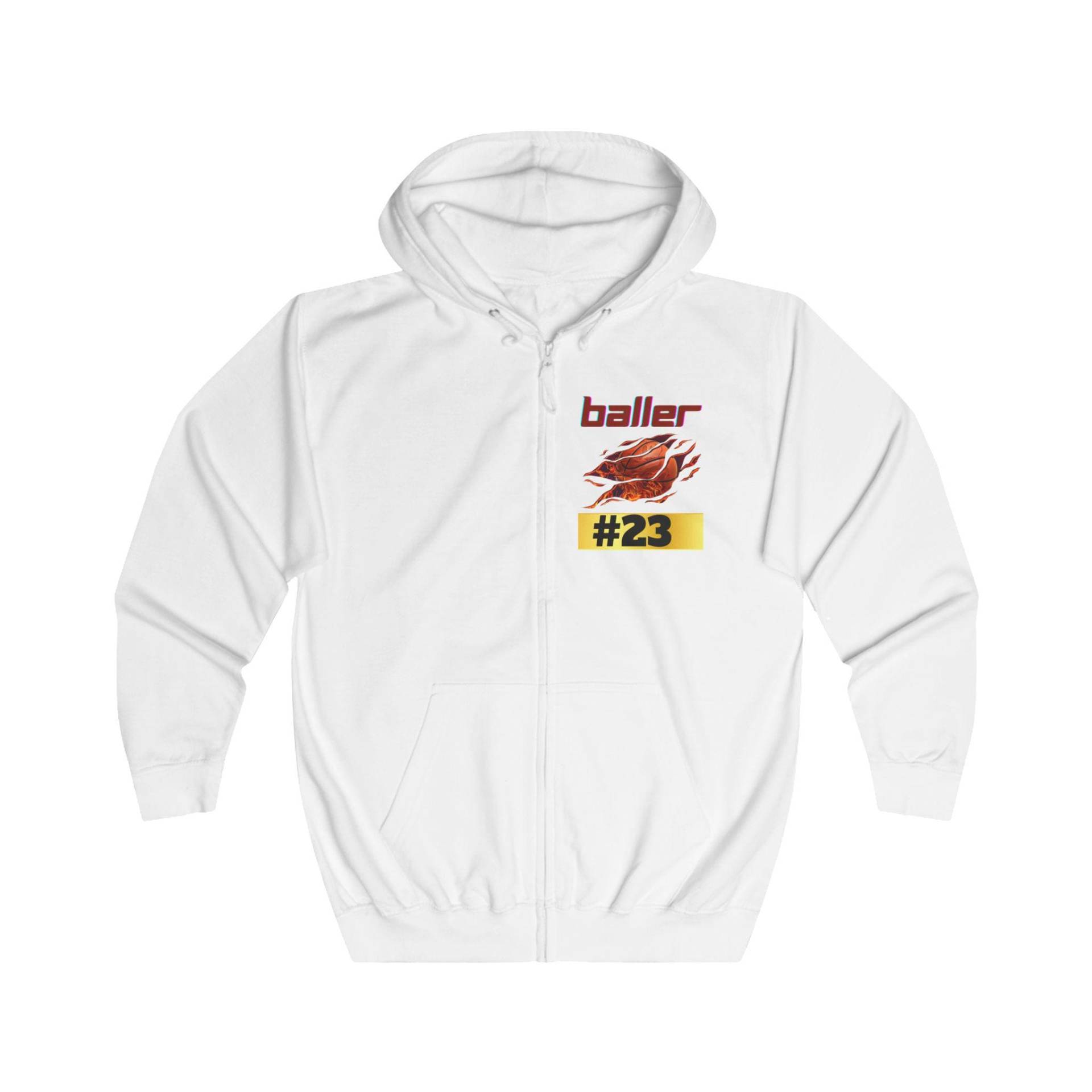 stylish #23 Basketball Zip Hoodie- Sporty Unisex Full Jacket For Fans Comfortable & Trendy Design, Perfect Game Days - Casual Wear stylish #23 Basketball Zip Hoodie- Sporty Unisex Full Jacket For Fans Comfortable & Trendy Design, Perfect Game Days - Casual Wear von 4Alfas