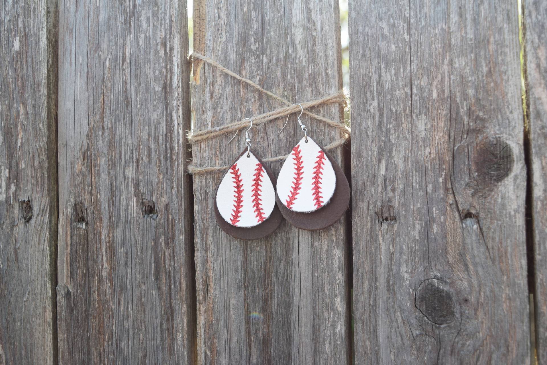 Baseball-Ohrringe Baseball-Ohrringe von 4ArrowsBoutique