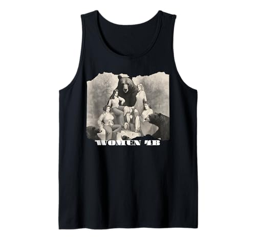Funny Women for Bears 4B Movement Feminist Empowering Art Tank Top Funny Women for Bears 4B Movement Feminist Empowering Art Tank Top von 4B Movement Funny Women for Bears Empowering Art
