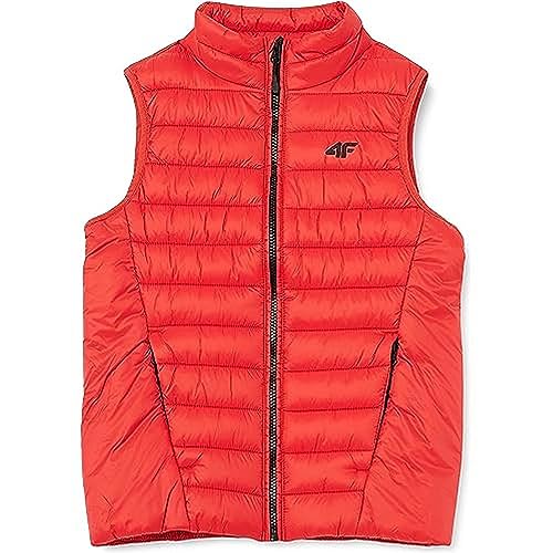 4F JUNIOR Jungen Jacket M008 Vest, Rot, 164 cm von 4F JUNIOR