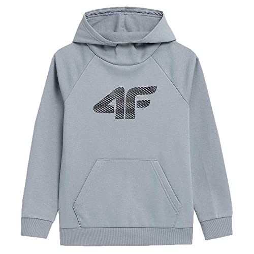 4F JUNIOR Jungen M220 Sweatshirt, Hellblau, 128 cm von 4F JUNIOR