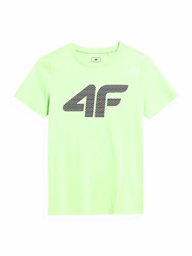 4F JUNIOR Jungen T-Shirt M293 Tshirt, Hellgrün, 128 cm von 4F JUNIOR