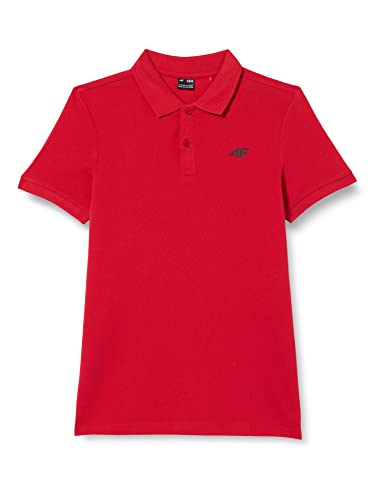 4F JUNIOR Jungen T-Shirt M295 Tshirt, Rot, 122 cm von 4F JUNIOR