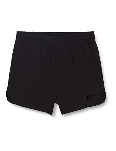 4F JUNIOR Mädchen Board Shorts F032 Boardshorts, DEEP Black, 122/128 cm von 4F JUNIOR