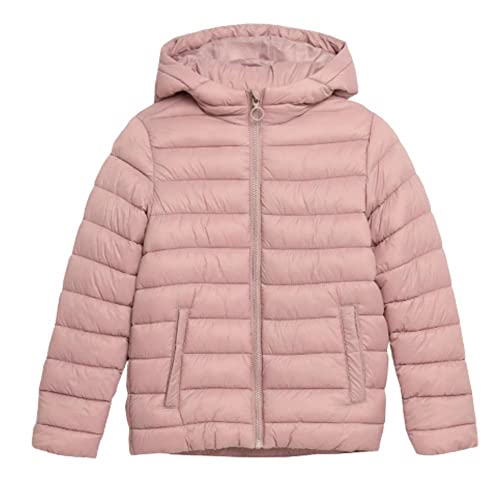 4F JUNIOR Mädchen Girl's Jkudp001 DOWN Jacket, Helles Pink, 128 cm von 4F