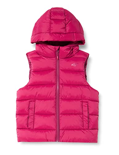 4F JUNIOR Mädchen Girl's Jkudp002 DOWN Jacket, Dark pink, 134 cm von 4F JUNIOR