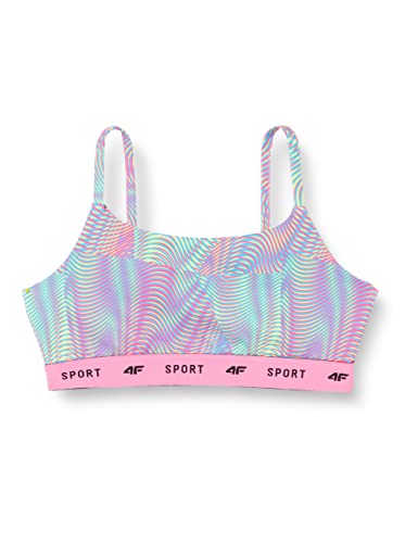 4F JUNIOR Mädchen Sport Bra F038 Sport-BH, Multicolour Allover, 4F JUNIOR Mädchen Sport Bra F038 Sport-BH, Multicolour Allover, von 4F JUNIOR