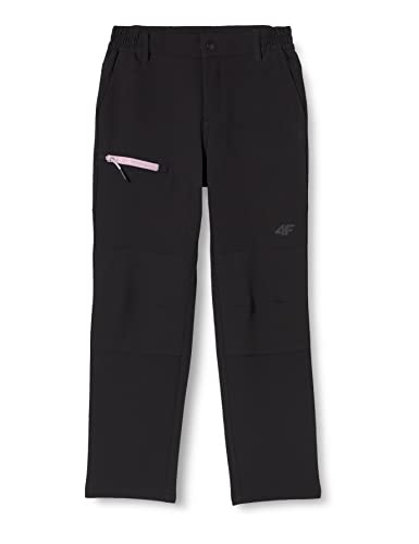 4F JUNIOR Mädchen Trousers FNK F097 Hose FNK, DEEP Black, von 4F JUNIOR