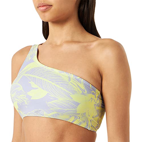4F Damen Bikini TOP F025 Bikini Oberteil, Light Lemon Allover, von 4F