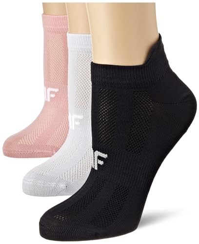 4F Damen Cas F194 (3er-Pack) Socken, bunt, 35-38 von 4F