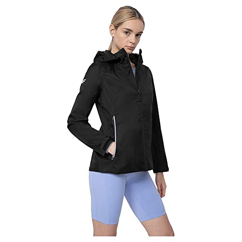 4F Damen F091 Technical Jacket, Tiefschwarz, XL von 4F