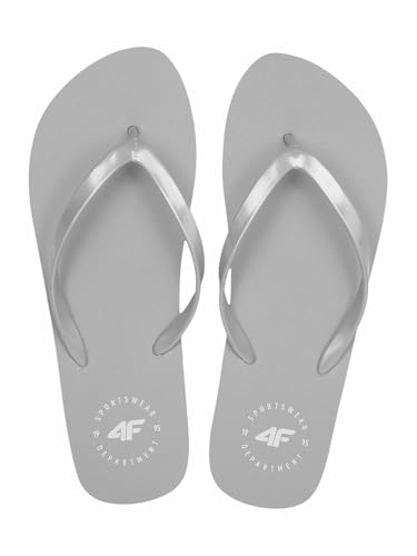4F Damen Flipflop F018a Sandale, Kaltes Hellgrau, 41 EU von 4F