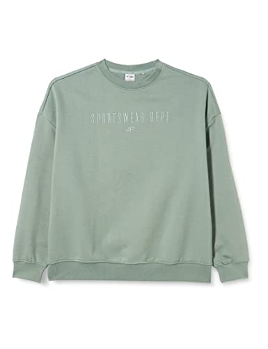 4F Damen H4Z22-bld033 Sweatshirt, Hellgrün, XL 4F Damen H4Z22-bld033 Sweatshirt, Hellgrün, XL von 4F