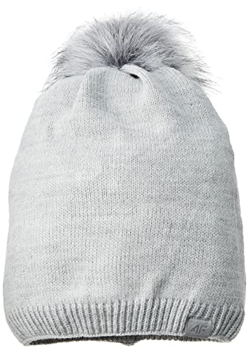 4F Damen H4Z22-cad009 Mantel, Grau (Cold Light Grey Melange), Einheitsgröße von 4F