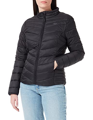 4F Damen H4Z22-kudp002 Mantel, Tiefschwarz, L von 4F