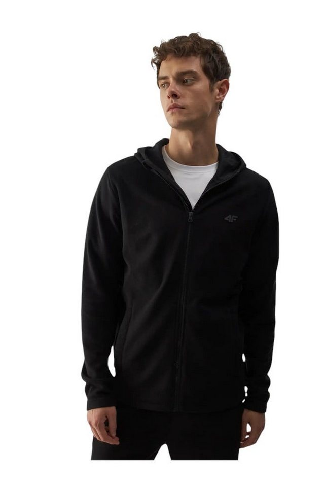 4F Fleecejacke M290 mit Kapuze schwarz Herren von 4F