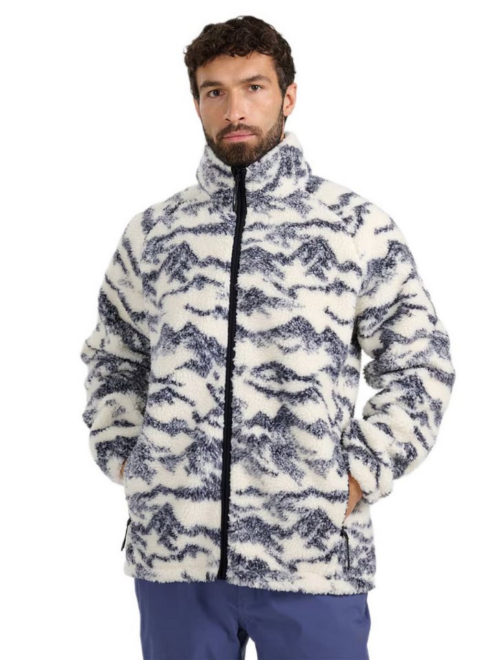 4F Fleecejacke U352 (Oversize, Sherpafleece) cream/allover Herren von 4F