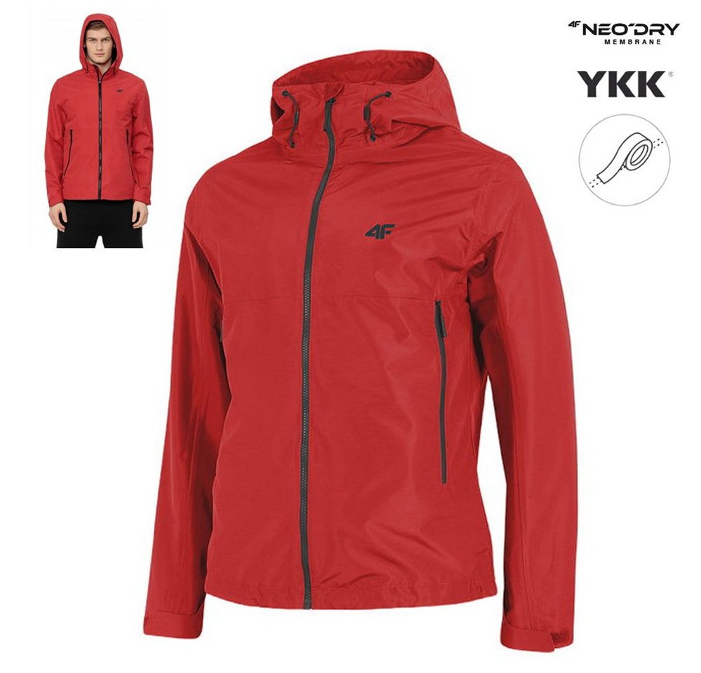 4F Hardshelljacke 4F - NeoDry 5000 - Herren Outdoor Regenjacke Jacke, rot von 4F