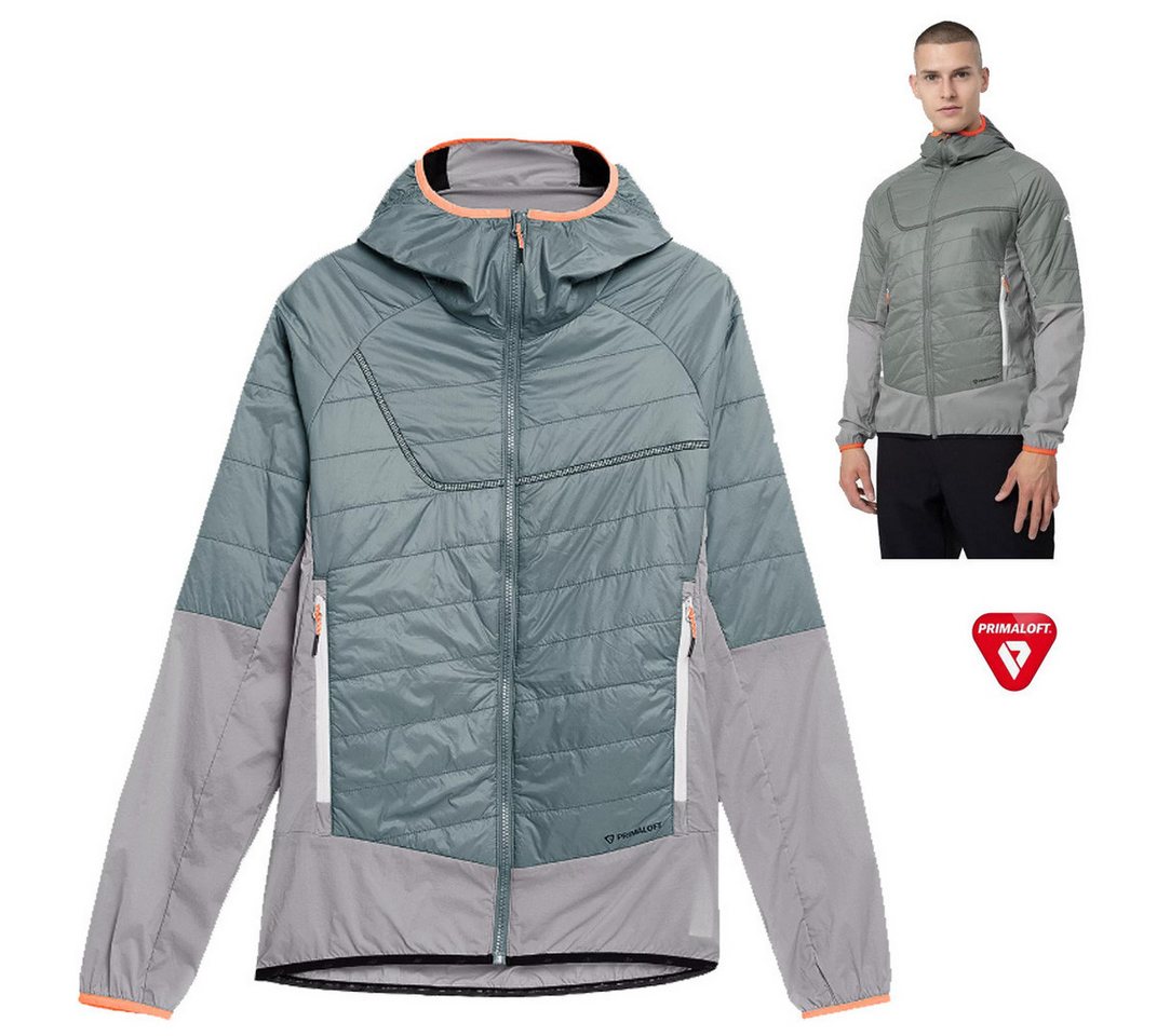 4F Hardshelljacke Primaloft - 4F Herren Jacke Sportjacke Windjacke Loftjacke, grau von 4F