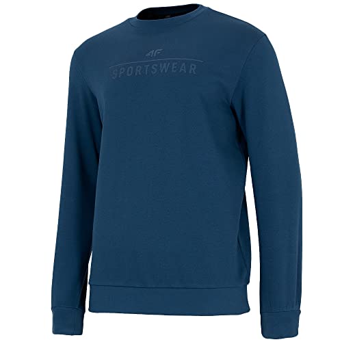 4F Herren H4Z22-BLM350 Sweatshirt, Denim, L von 4F