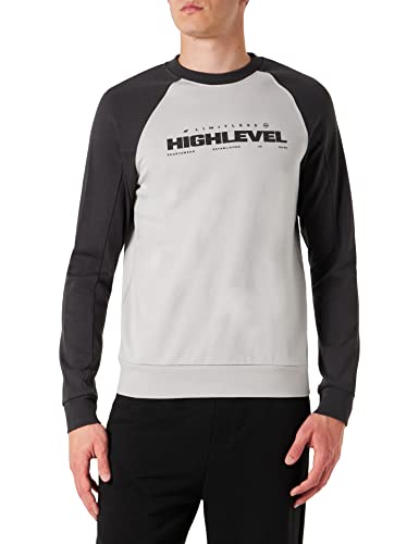 4F Herren H4Z22-blm019 Sweatshirt, Cold Light Grey, Large von 4F