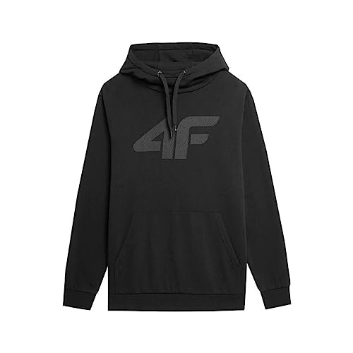 4F Herren H4z22-blm352 Sweatshirt, tiefschwarz, XXL von 4F