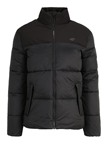 4F Herren H4z22-kump005 Mantel, tiefschwarz, XXL von 4F