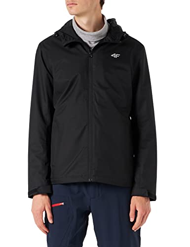 4F Herren Herrenjacke Technical Jacket, Tiefschwarz, XXL von 4F