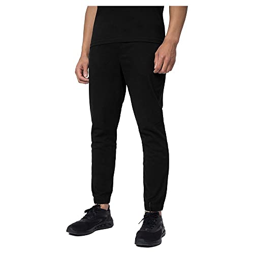 4F Herren Hosen Cas M154 Trouser, Tiefschwarz, S von 4F