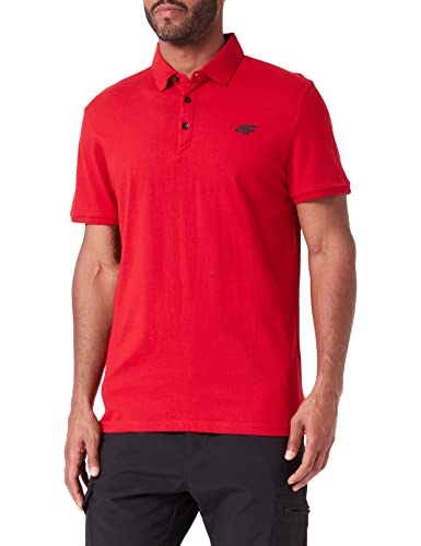 4F Herren M038 Polo Shirt, Rot, 56 von 4F