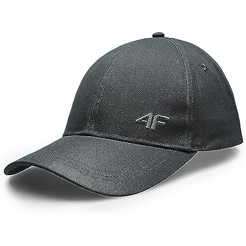 4F Herren M120 Baseball Cap, grau (Middle Grey), 56 von 4F