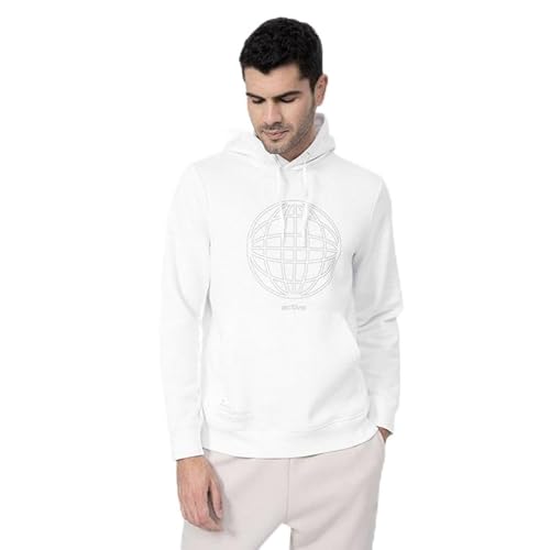 4F Herren M230 Sweatshirt, weiß, XXL von 4F