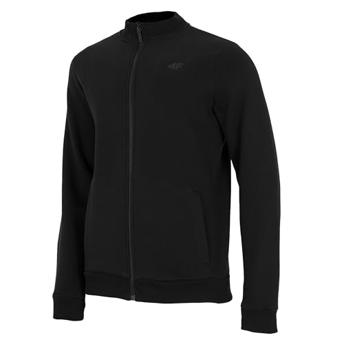 4F Herren M693 Sweatshirt, Tiefschwarz, M von 4F