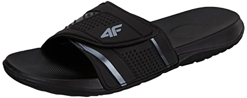 4F Herren Men's Flip-Flops Klm003 Flipflop, Tiefschwarz, 45 EU von 4F