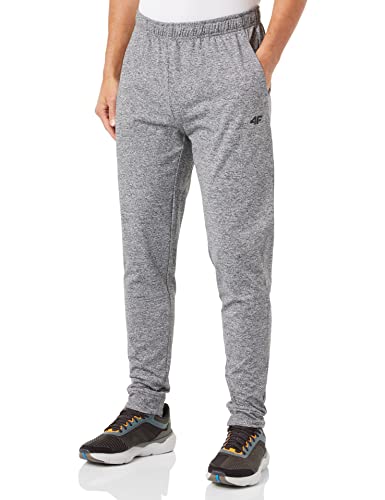 4F Herren Men's Functional Spmtr350 Trousers FNK, Grau (Cold Light Grey Melange), L von 4F