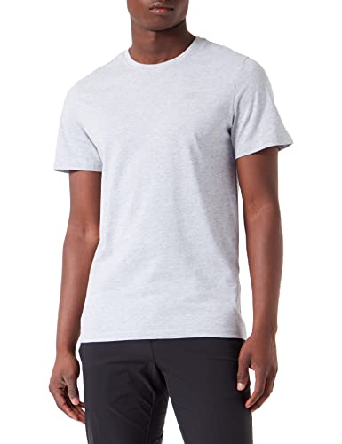 4F Herren Men's Tsm352 T-Shirt, Cold Light Grey Melange, M (4er Pack) von 4F