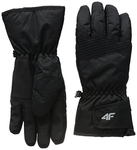 4F Herren SKI Gloves REM001 Jeans, DEEP Black, L von 4F