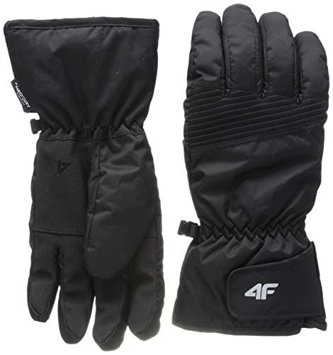 4F Herren SKI Gloves REM001 Jeans, DEEP Black, L von 4F