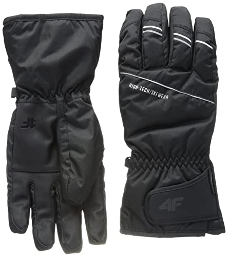 4F Herren SKI Gloves REM002 Jeans, DEEP Black, S von 4F